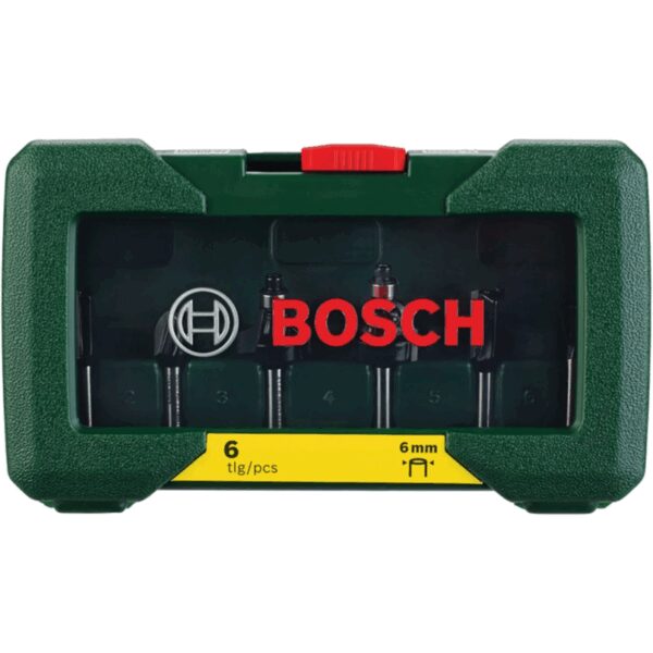 Bosch Routing Drill Bits Promoline 6Mm 6Pcs Set 2607019464