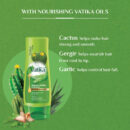 Vatika Conditioner Hair Fall Control, Natural Moisturizing Hair Conditioner for Women, All Hair Types, Scalp Hydrating Moisturizer, 200ml Wild Cactus (Pack of 3)