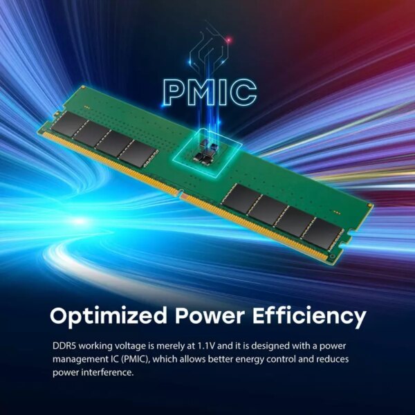 Transcend Laptop Memory Module - 8Gb Ram Ddr5 5600, So-Dimm, 1Rx16 Configuration, 1Gx16, Cl46, 1.1V, Jm5600Asg-8G.