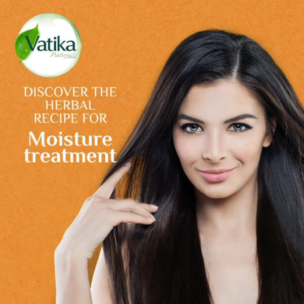 Vatika Conditioner Moisture Treatment, Enriched with Almond & Honey, Deep Nourishment, for Dry and Frizzy Hair 200ml (Pack of 3)