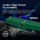 Transcend Laptop Memory Module - 8GB RAM DDR5 5600, SO-DIMM, 1Rx16 Configuration, 1Gx16, CL46, 1.1V, JM5600ASG-8G.