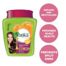 Vatika Hot Oil Treatment Nourishment, Deep Hydration, and Transformation for Dry, Damaged, and Thick Hair, Enriching Care for Vibrant Hair, Infused with Honey & Egg Goodness 500gm Intensive Nourishment (Pack of 3)