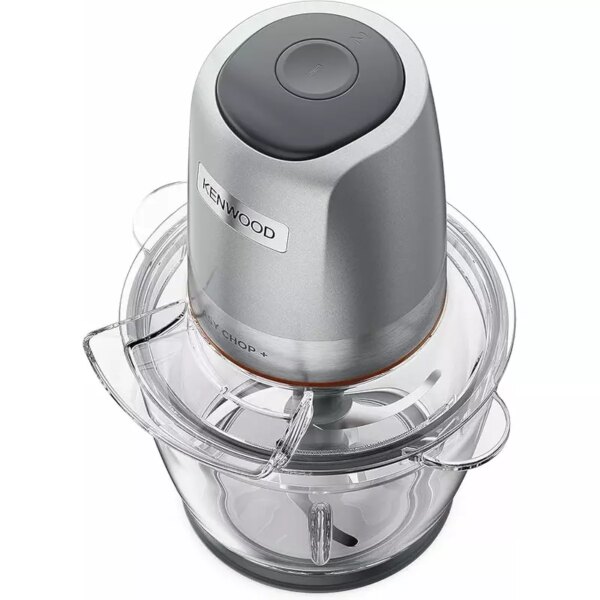 Kenwood Chopper 600Ml Steel Bowl 500W Chp62.700Si Dripper Pro, Quad Blade, Storage Lid, Dual Speed, Spatula, Ice Crush Function