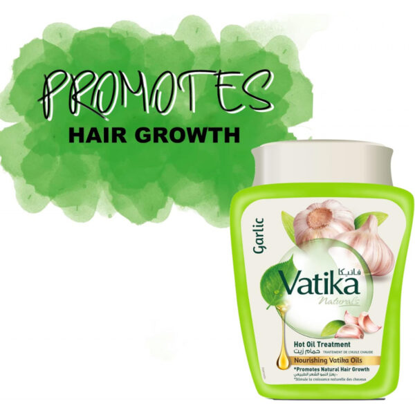 Dabur Vatika Naturals Hair Mask - Natural Solution For Deep Conditioning - Nourishing Hair Mask For Dry, Damaged Hair - Revitalize And Rejuvenate For Weak Breaking Hair - With Garlic Extracts 1Kg Garlic (Pack Of 3)