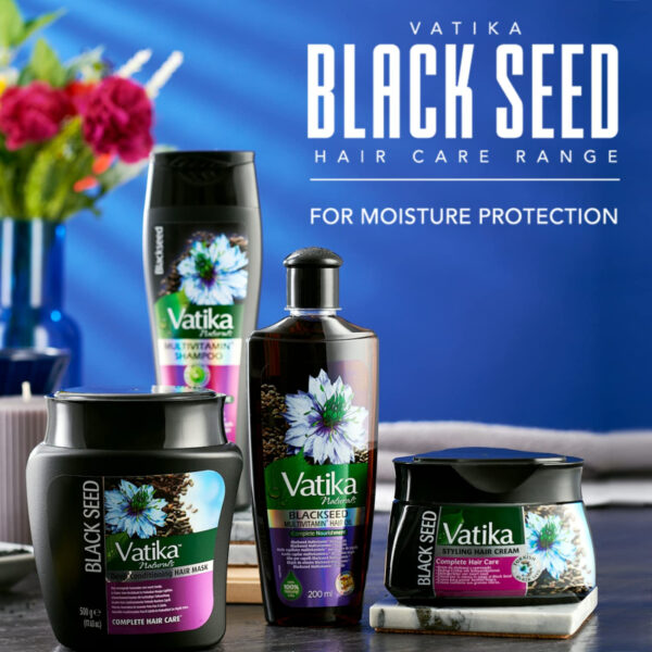 Vatika Herbal Black Seed Enriched Hair Oil For Complete Hair Care 200Ml (Pack Of 6)