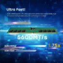 Transcend Laptop Memory Module - 8GB RAM DDR5 5600, SO-DIMM, 1Rx16 Configuration, 1Gx16, CL46, 1.1V, JM5600ASG-8G.