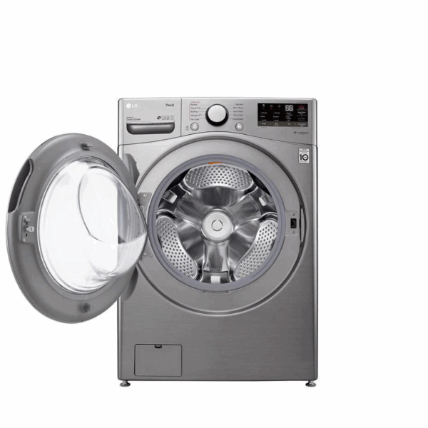 Lg Washing Machine 20Kg &Amp; 12Kg Dryer, Front Load, Turbo Wash, 6-Motion Technology, Inverter Dd Motor, Steam Functionality, Smart Thinq, Lcd Display, Silver F3L2Crv2T