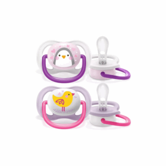 Philips Avent Soother Ultra Air Animals for Girl 0-6m 2's 080/06