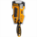 Ingco Flexible Shaft Screwdriver 25mm 12pcs Set AKSDFL1208