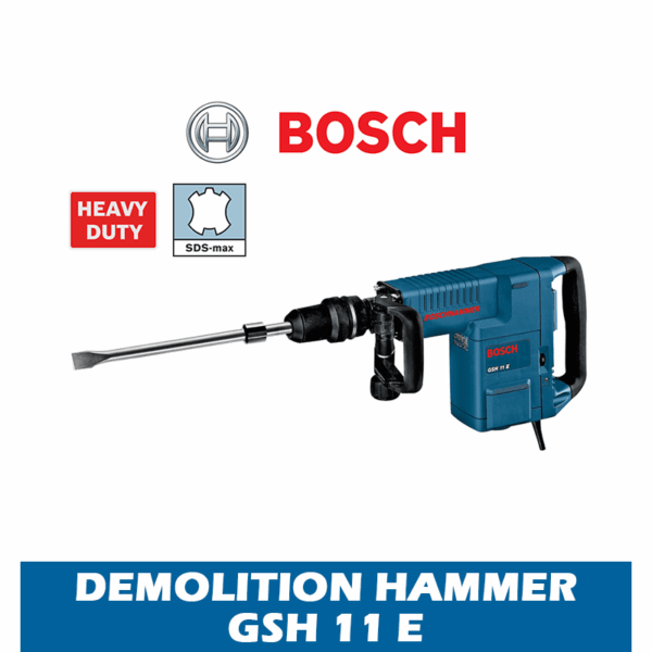 Bosch Demolition Hammer Sds Max 1890Bpm 1500W Gsh 11 E