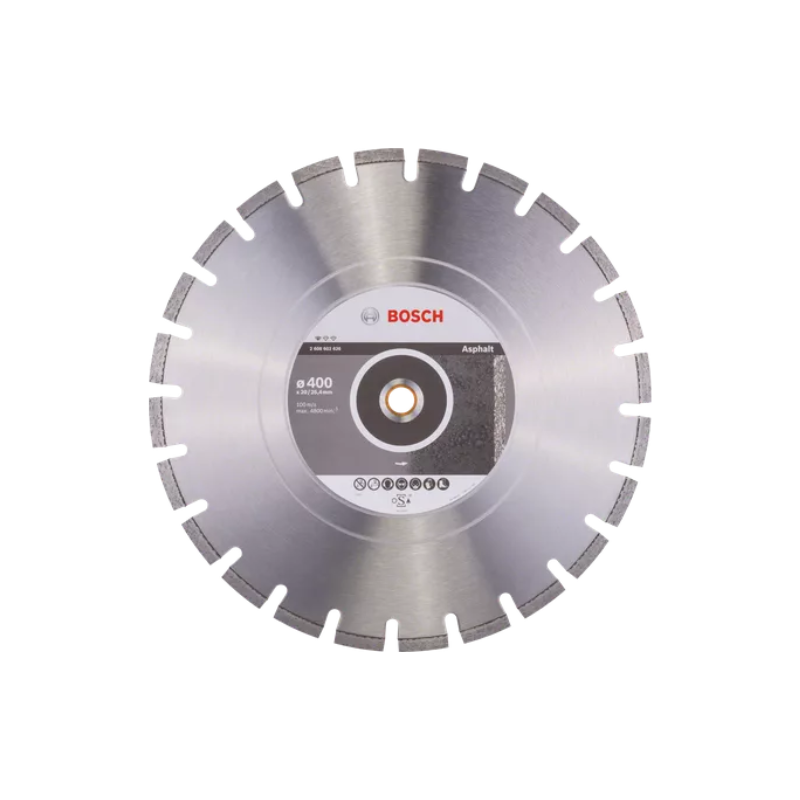 Bosch Diamond Cutting Disc 400 x 3.6 x 10mm for Asphalt 2608602626