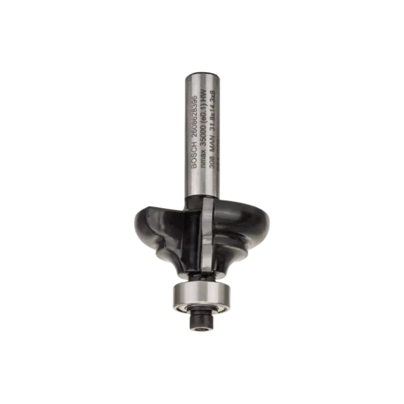 Bosch Edge Forming Bit 8Mm, 4.8 X 9.5 X 14 X 57Mm 2608628396