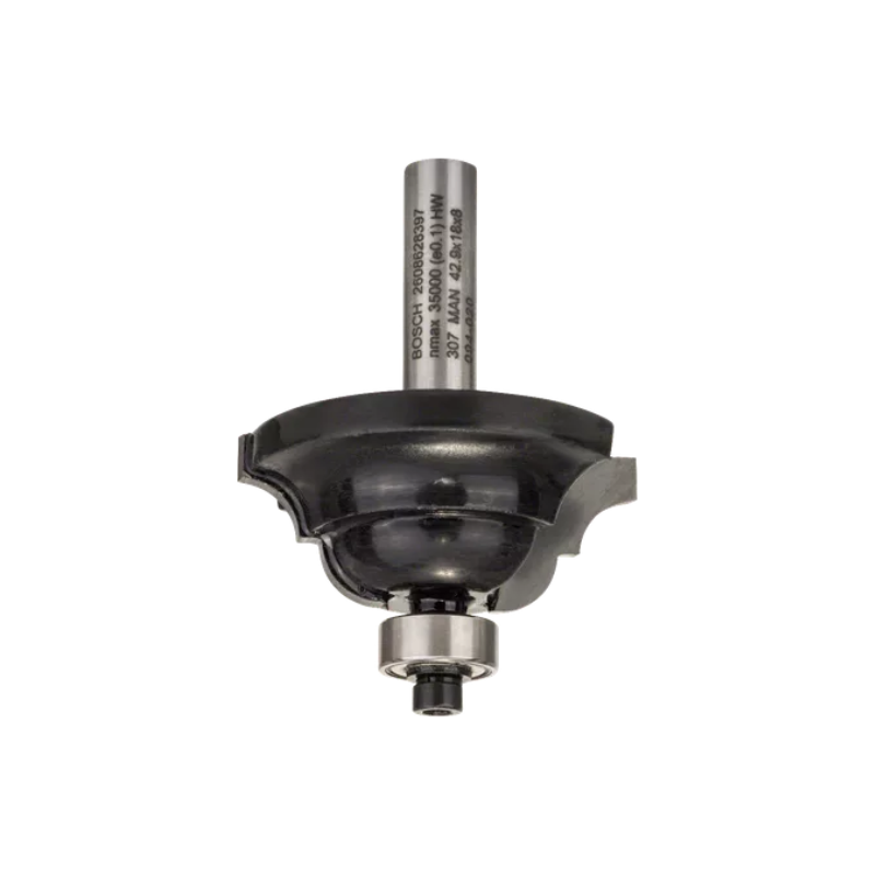 Bosch Edge Forming Bit 8mm, 6.3 x 15 x 18 x 60mm 2608628397