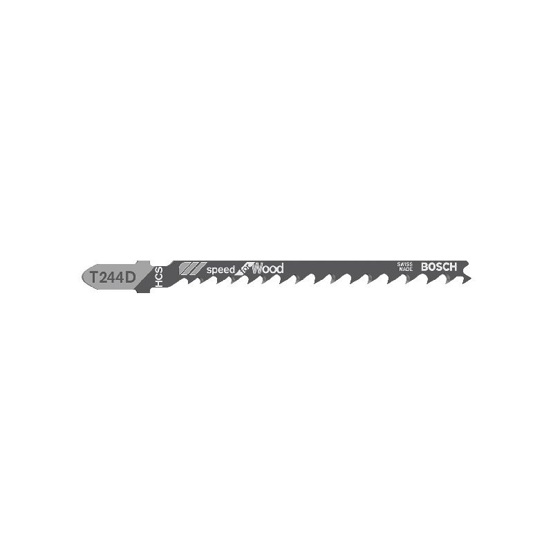 Bosch Jigsaw Blade T 244 D Speed For Wood 100Mm 2608630058