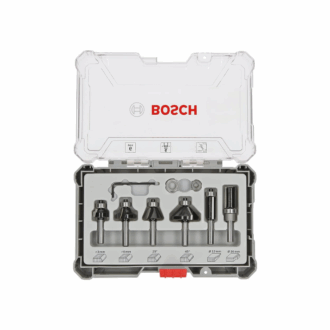 Bosch Router Bits Edging Set 8Mm 6 Pcs 2607017468