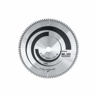 Bosch Multi Material Circular Saw Blade 355 X 30 X 3.2Mm 100T For Mitre Saws 2608642213