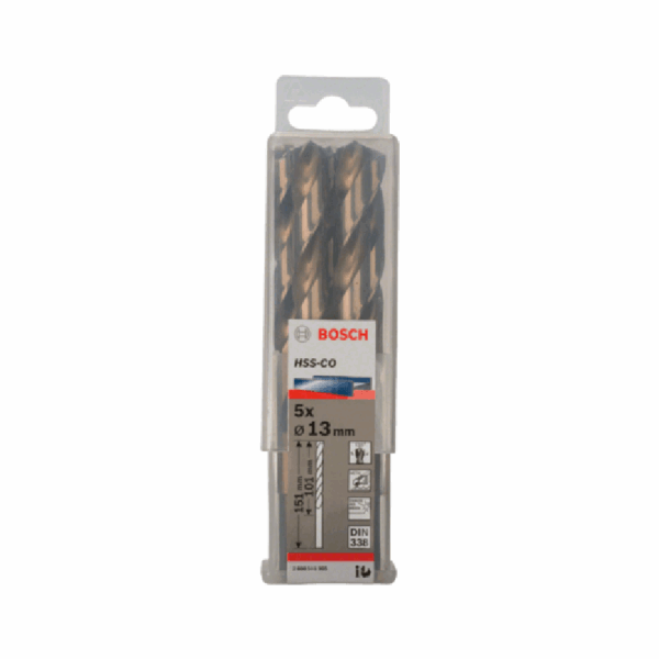 Bosch Twist Drill Spiralbohrer Hss Co 5 X 13Mm 2608585905