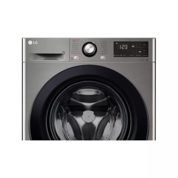 Lg Front Load Washer 9Kg, Automatic, Silver F4R3Vyg6P