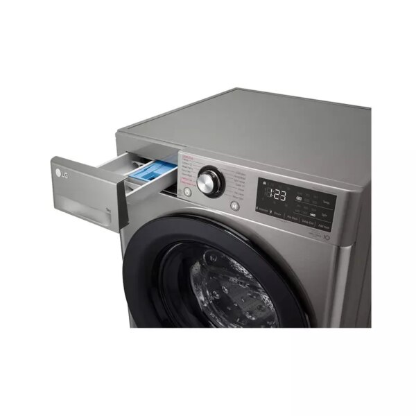 Lg Front Load Washer 9Kg, Automatic, Silver F4R3Vyg6P