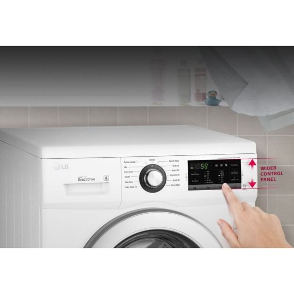 Lg Washing Machine 8Kg &Amp; 5Kg Dryer With Inverter Direct Drive Technology Front Load Silver F4J3Tmg5P.aptqeef