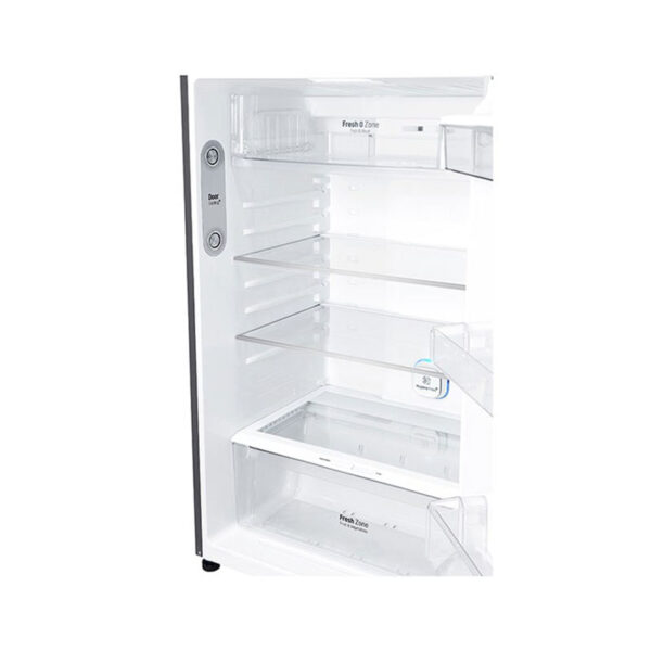 Lg Refrigerator 509L Double Door With Water Dispenser, Hygienefresh, Linear &Amp; Doorcooling Technology, Thinq Silver Gn-F702Hlhu