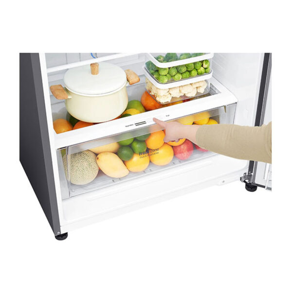 Lg Refrigerator 509L Double Door With Water Dispenser, Hygienefresh, Linear &Amp; Doorcooling Technology, Thinq Silver Gn-F702Hlhu