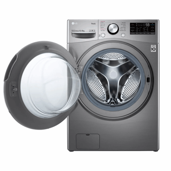 Lg Washing Machine 15Kg &Amp; 8Kg Dryer With Artificial Intelligent Direct Drive Front Load F0L9Dgp2S