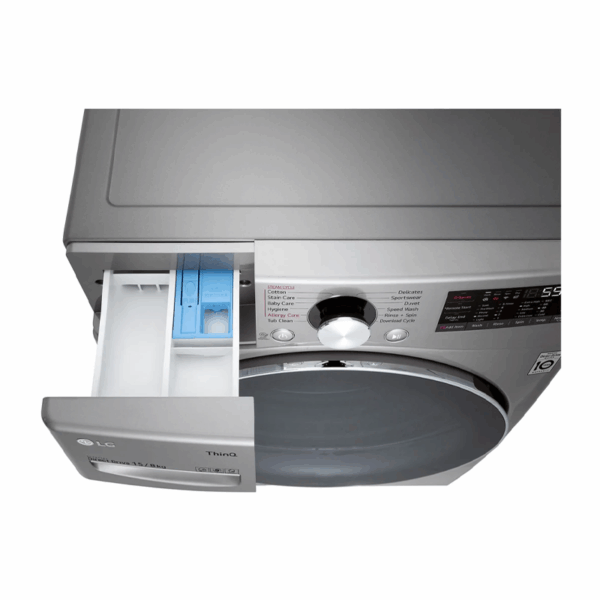 Lg Washing Machine 15Kg &Amp; 8Kg Dryer With Artificial Intelligent Direct Drive Front Load F0L9Dgp2S