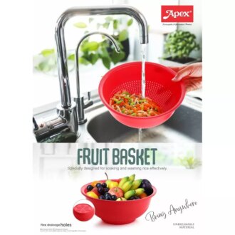 Apex Fruit Basket Colander Plastic Unbreakable Multifunctional Bowl
