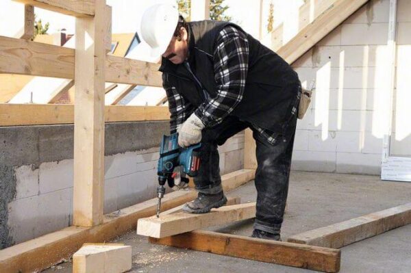 Bosch Professional Compact Cordless Rotary Hammer Drill 36V 2 Batteries &Amp; Charger Gbh 36 V-Ec Comp