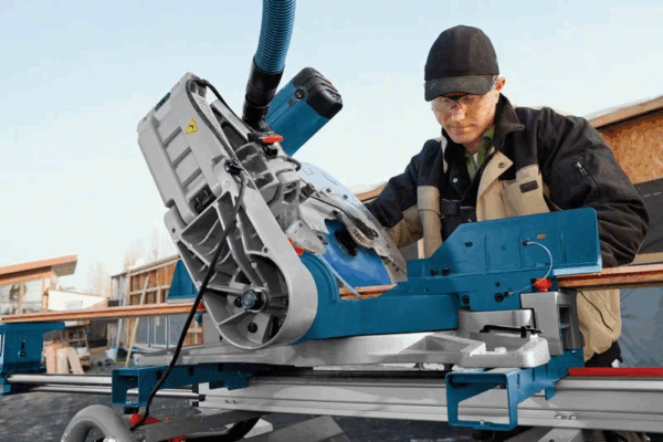 Bosch Professional Mitre Saw 2000W 12&Quot; With Dust Bag &Amp; Blade Gcm 12Gdl