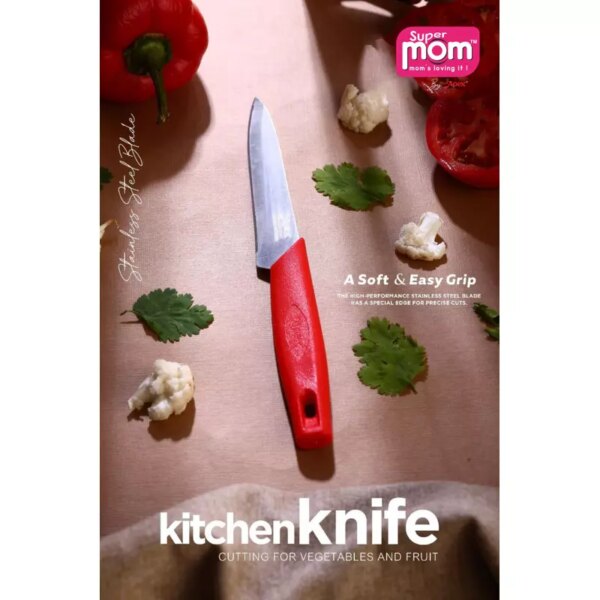Supermom Kitchen Knife 8.5 Inch Plastic Handle With Stainless Steel Blade 572938