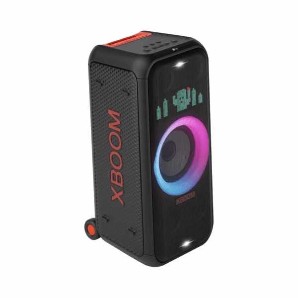 Lg Xboom Party Bluetooth Speaker 250W With Lighting, Telescopic Handle &Amp; Wheels, 20Hrs Battery, Ipx4, Sound Boost Xl7S