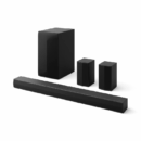 LG Soundbar 5.1ch 600W for TV with Subwoofer, Dolby Digital, WOW Interface, AI Sound Pro, 3-Band EQ S65TR