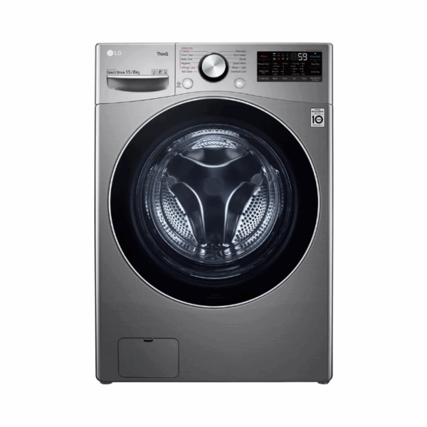 Lg Washing Machine 15Kg &Amp; 8Kg Dryer With Artificial Intelligent Direct Drive Front Load F0L9Dgp2S