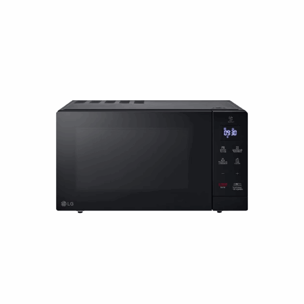 Lg Microwave 30L 900W Solo Automatic + Manual, Easy Clean, Slim Design, Led Lamp, Effortless Cleaning, Practical Space Utilization, Defrost Function, Black Ms3032Jas