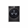 LG Washing Machine 12kg & 8kg Washer & Dryer, Front Load, AI DD, Steam, Chrome Rim, Glass Door, Smart Diagnosis, ThinQ Wi-Fi, Turbo Wash F4V9BDP2EE