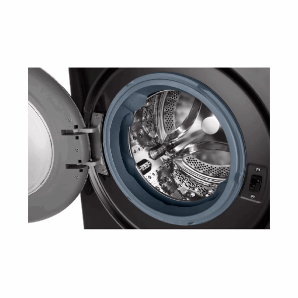 Lg Washing Machine 12Kg &Amp; 8Kg Washer &Amp; Dryer, Front Load, Ai Dd, Steam, Chrome Rim, Glass Door, Smart Diagnosis, Thinq Wi-Fi, Turbo Wash F4V9Bdp2Ee