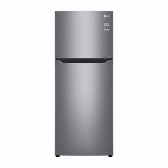 Lg Refrigerator 234L Double Door, Top Freezer With Inverter Linear Compressor, Multi Air Flow Silver Gc-252Slbb