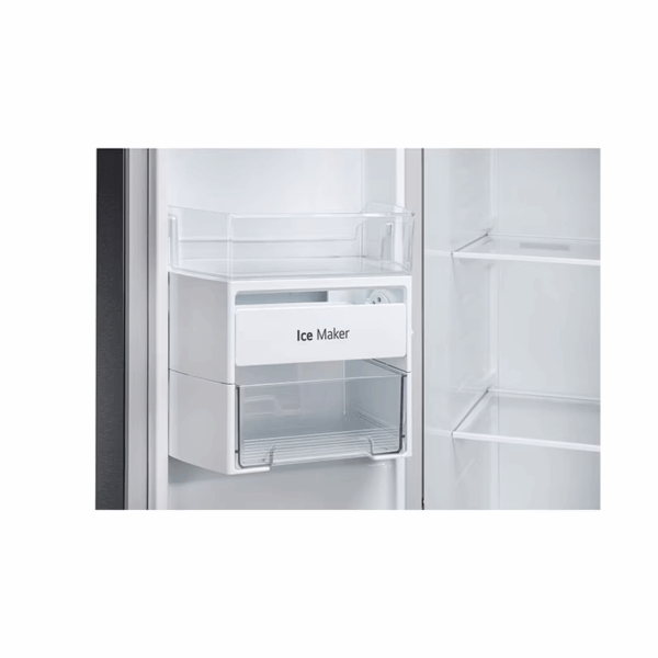 Lg Refrigerator 674L Side By Side Door, With Multi Air Flow, Multi Digital Sensors, Smart Diagnosis™, Graphite Gc-B257Kqjw