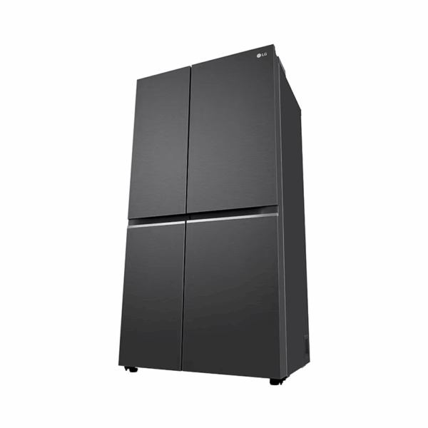 Lg Refrigerator 674L Side By Side Door, With Multi Air Flow, Multi Digital Sensors, Smart Diagnosis™, Graphite Gc-B257Kqjw