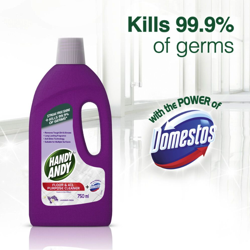 Handy Andy Floor &Amp; All Purpose Cleaner Lavender Fresh 750Ml