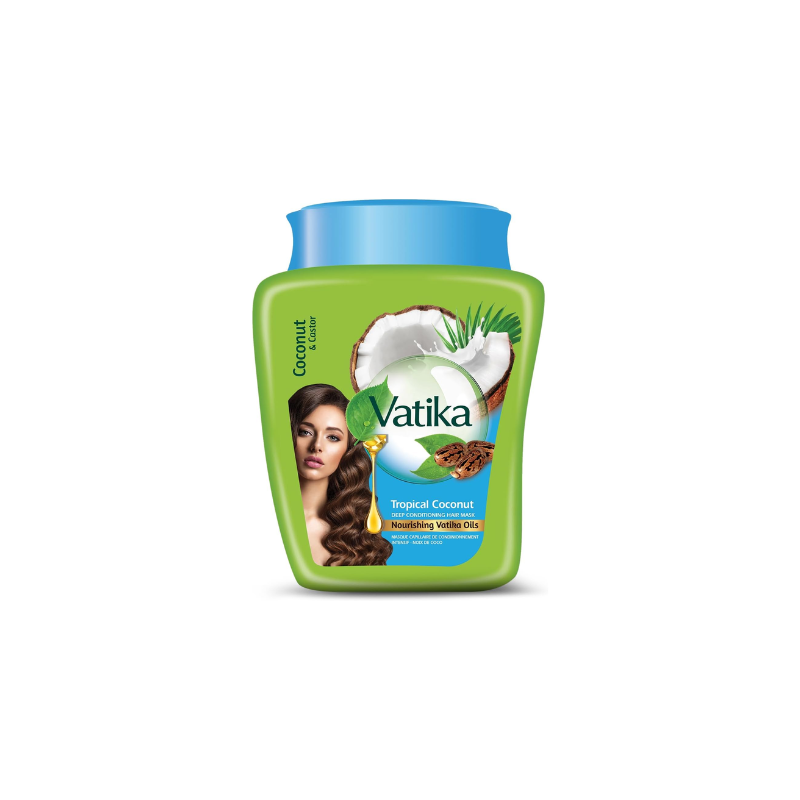 Vatika Naturals Hot Oil Treatment Tropical Coconut &Amp; Castor Oil For Volume &Amp; Thickness 500G
