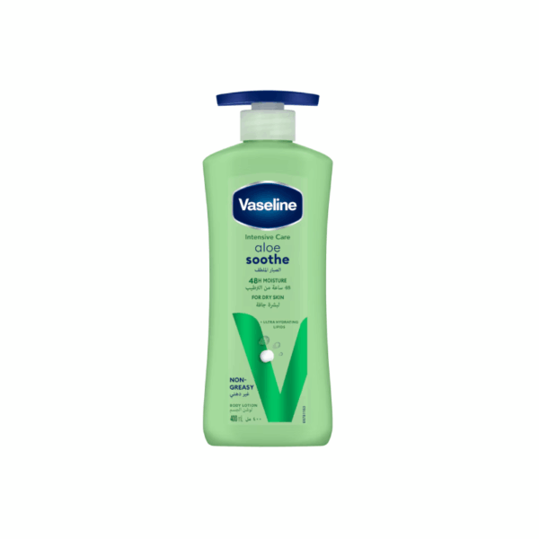 Vaseline Intensive Care Body Lotion Aloe Soothe 400Ml (Pack Of 3Pcs)