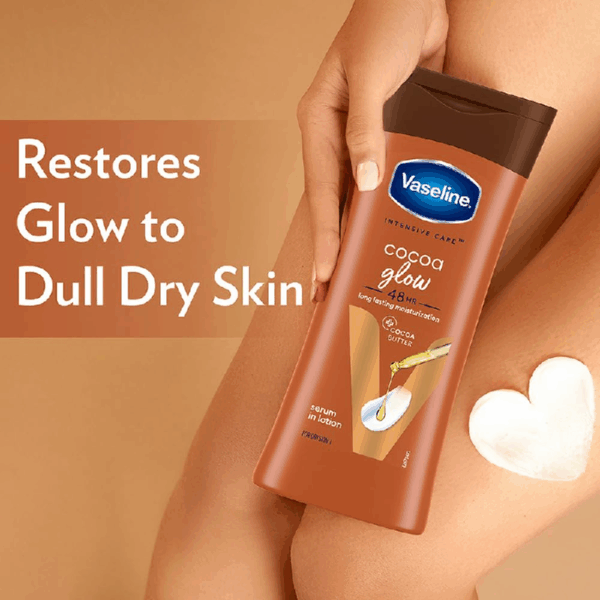 Vaseline Intensive Care Body Lotion Cocoa Glow 200Ml (Pack Of 3Pcs)