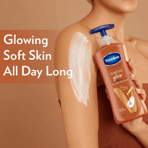 Vaseline Intensive Care Body Lotion Cocoa Glow 400Ml (Pack Of 3Pcs)