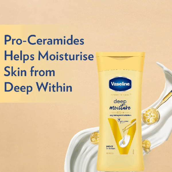 Vaseline Intensive Care Body Lotion Deep Moisture 200Ml (Pack Of 3Pcs)