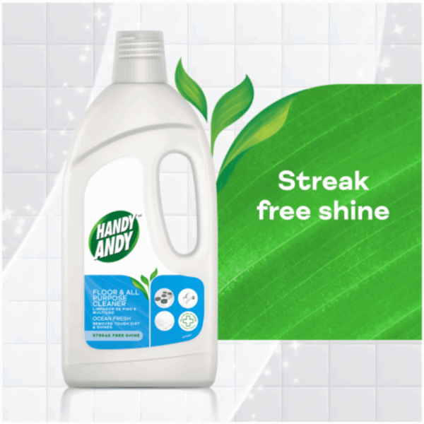 Handy Andy Floor &Amp; All Purpose Cleaner Ocean 750Ml