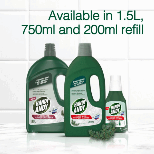 Handy Andy Floor &Amp; All Purpose Cleaner Pine 750Ml