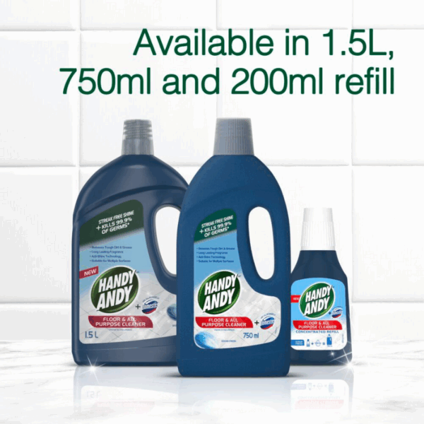 Handy Andy Floor &Amp; All Purpose Cleaner Ocean 1.5L